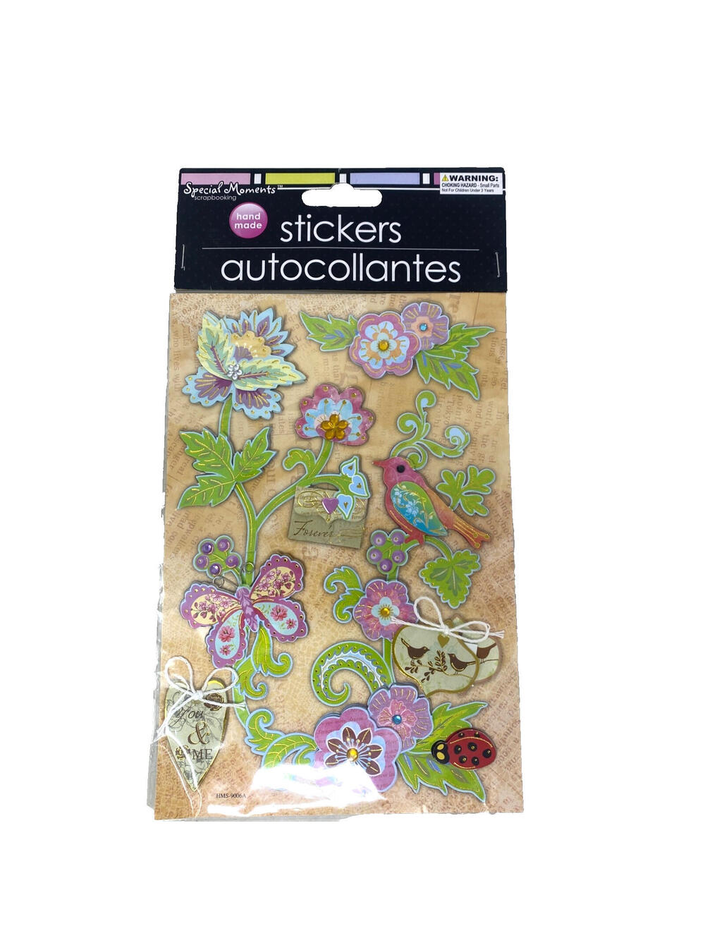 Special Moments BIRDS & FLOWERS You & Me Dimensional Stickers